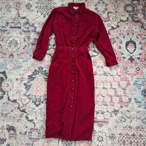 Vintage Corduroy Dress